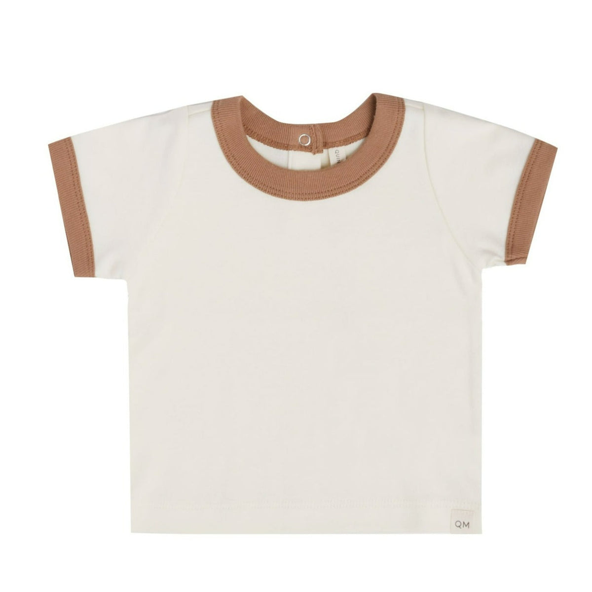 Ringer Tee | Ivory – Little Pinwheels