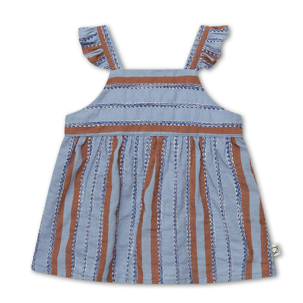 Classic Wide Stripe Denim Shorts - Blue – Dotty Dungarees (US)